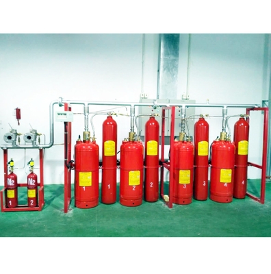 Hệ thống mạng ống dẫn FM200 an toàn cao 70L - 180L HFC 227ea Hệ thống dập lửa
