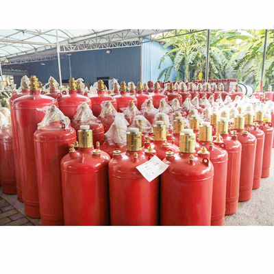 Màu đỏ Fm200 bình khí 4.2MPa / 5.6MPa thùng chống cháy
