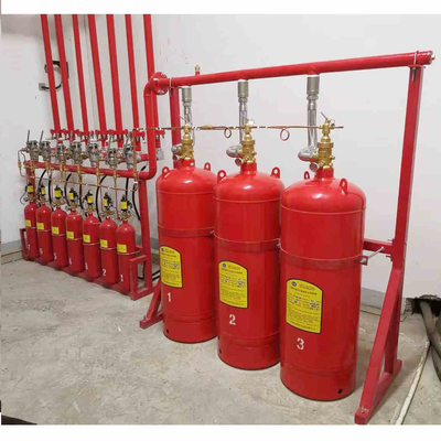 Clean Agent FM200 Hệ thống mạng ống dẫn cho vùng duy nhất tối đa 3600M3