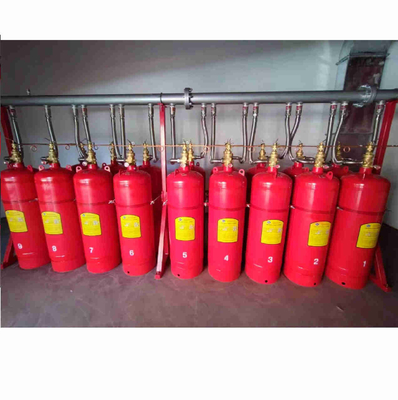 90L FM200 Lôi bơm áp suất làm việc 5,6Mpa Đỏ FM200 thùng chứa