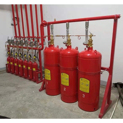 90L FM200 Lôi bơm áp suất làm việc 5,6Mpa Đỏ FM200 thùng chứa