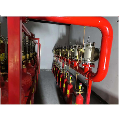 5.6Mpa 120L loại FM200 hệ thống dập lửa Heptafluoropropane màu đỏ