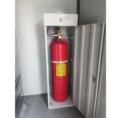 FM200 Hệ thống chữa cháy tủ 120L Capacity Enclosed Flooding DC 24V 1.5A