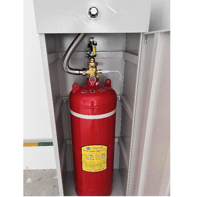 Red Hfc-227ea FM200 Cabinet System 120L Steel Gas Suppression System