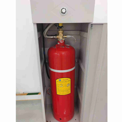 Red Hfc-227ea FM200 Cabinet System 120L Steel Gas Suppression System