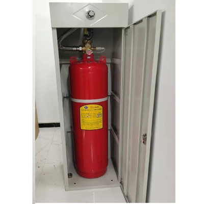 FM200 Thiết bị dập cháy trong tủ với chai màu đỏ 150L 2.5Mpa