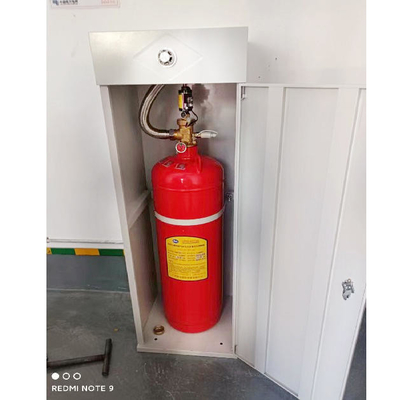 Máy dập lửa khí xăng xi lanh màu đỏ 120L FM200 HFC227ea 2,5 MPa