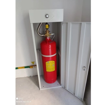 Máy dập lửa khí xăng xi lanh màu đỏ 120L FM200 HFC227ea 2,5 MPa