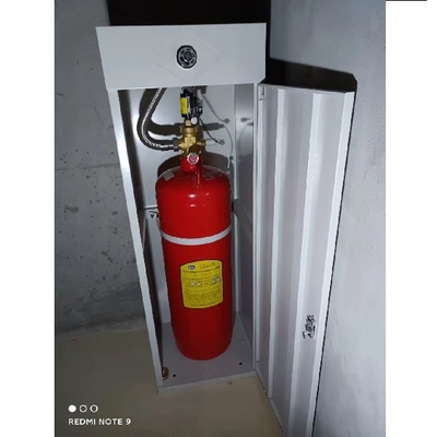 Máy chữa cháy khí FM200 với hệ thống báo động hộp màu đỏ để phát hiện hỏa hoạn