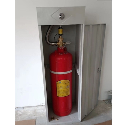 Máy chữa cháy khí FM200 với hệ thống báo động hộp màu đỏ để phát hiện hỏa hoạn