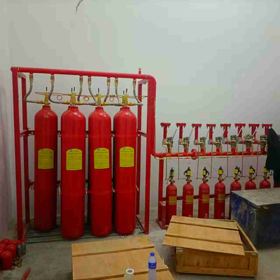 15MPa 90L IG541 Hệ thống dập lửa Thiết kế nhẹ với bảo trì thấp màu đỏ
