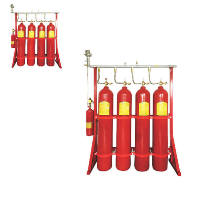 15MPa 90L IG541 Hệ thống dập lửa Thiết kế nhẹ với bảo trì thấp màu đỏ