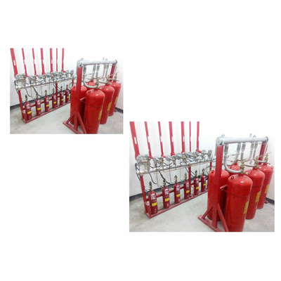 Hệ thống chống cháy khí đa vùng Heptafluoropropane 70L 90L 100L 120L Capacity