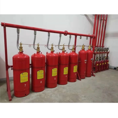 Hệ thống chống cháy khí đa vùng Heptafluoropropane 70L 90L 100L 120L Capacity