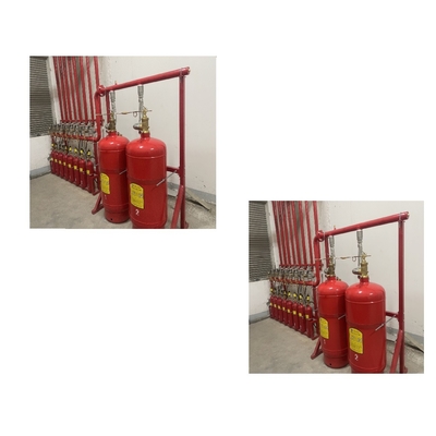 Hệ thống dập lửa khí 120L Đỏ Fm200 Dập lửa tự động