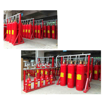 Hệ thống nén khí HFC 227ea FM 200 trong nhà với bảo vệ hệ thống tối đa