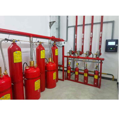 Heptafluoropropane FM200 Hệ thống dập lửa khí 4.2Mpa / 5.6Mpa áp suất làm việc