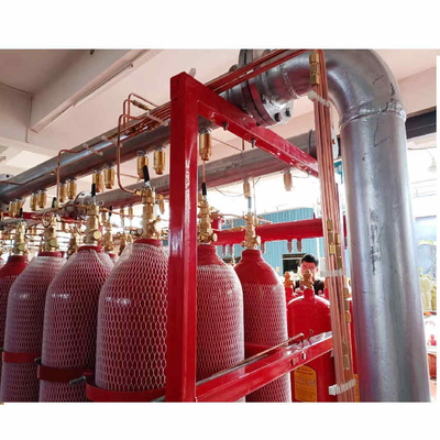 5.6Mpa FM200 hệ thống dòng chảy piston HFC-227 Red Cylinder Fire Extinguisher