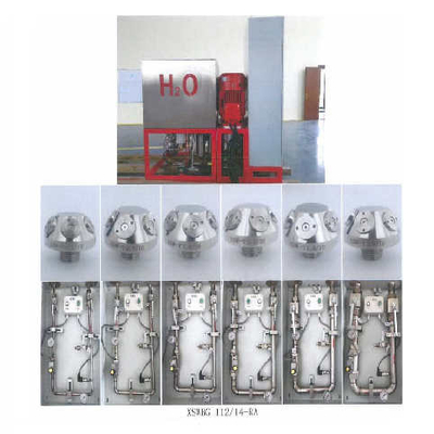 Hệ thống chữa cháy sương mù nước điều khiển từ xa không độc hại và vô hại cho nhân viên